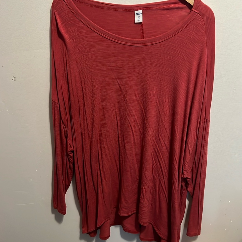 3/4 pink Luxe top